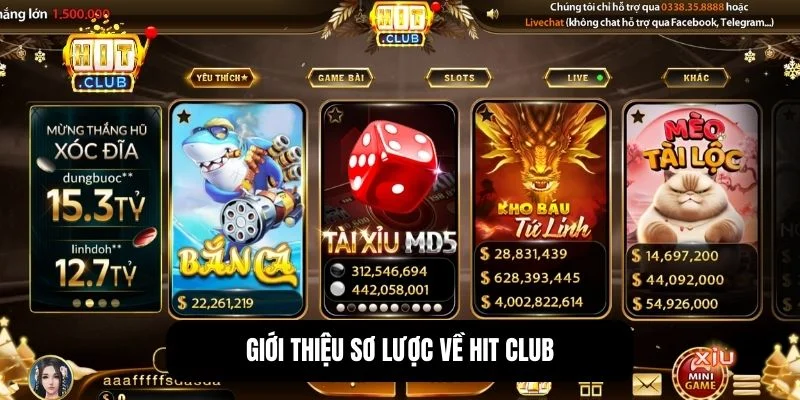 Hit Club là một cổng game đổi thưởng trực tuyến nổi bật tại Việt Nam, ra mắt từ năm 2018