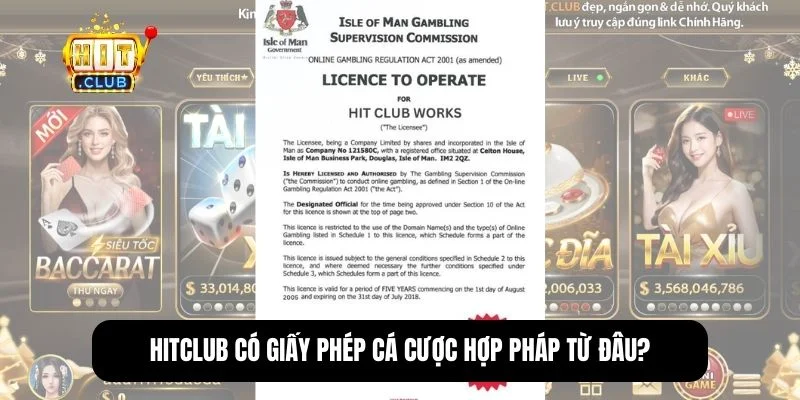 Hitclub có giấy phép cá cược hợp pháp từ đâu? Thông tin cần nắm 3 Hitclub có giấy phép cá cược hợp pháp từ đâu