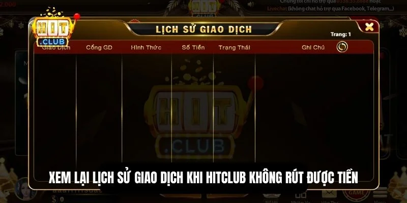 Hit Club không rút được tiền
